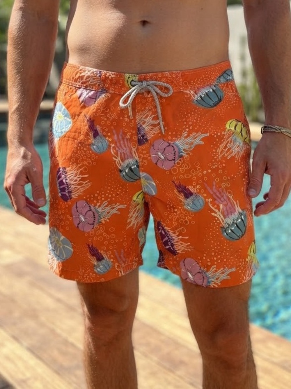 Vilebrequin Moorea jellyfish print swim trunks